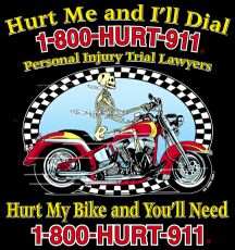 New York Motorcycle Accident Lawyer T-Shirt Design