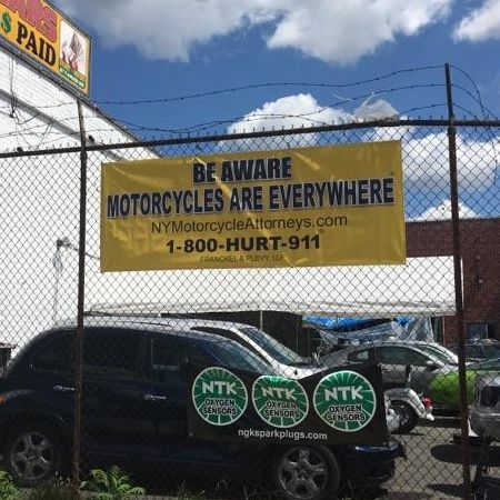 BE AWARE MOTORCYCLES ARE EVERYWHERE® banner