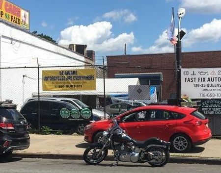 Banner on Queens Blvd