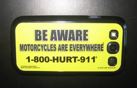 motorcycle awareness smartphone cover