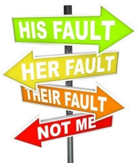 No Fault signs on sign post