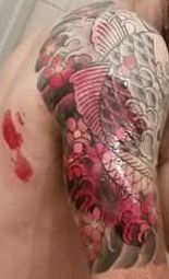 Tattoo damaged by road rash in motorcycle accident