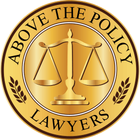 Above The Policy™ logo at Million Dollar Trial Lawyers™