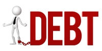 Motorcyclist in debt