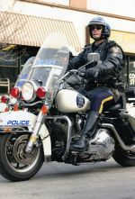 Motorcycle police officer